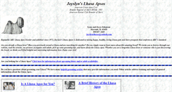 Desktop Screenshot of joyslynslhasaapsos.com